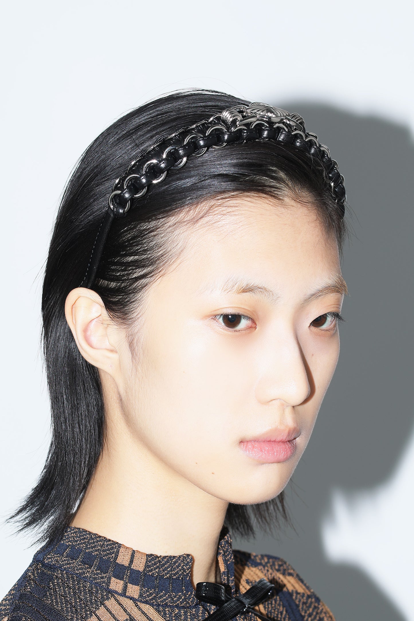 TOGA Leather braid headband TZ252-AK940