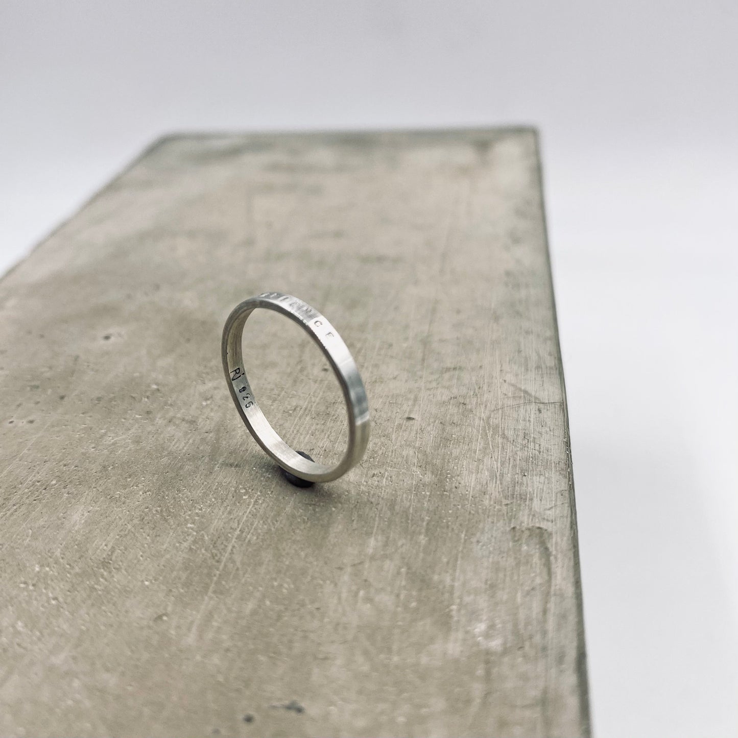 Reminder J Ring "PATIENCE" R009