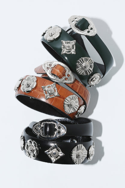 TOGA Double leather bangle TZ252-AK907