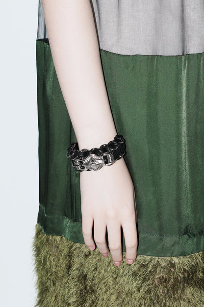 TOGA Leather braid bangle TZ252-AK917